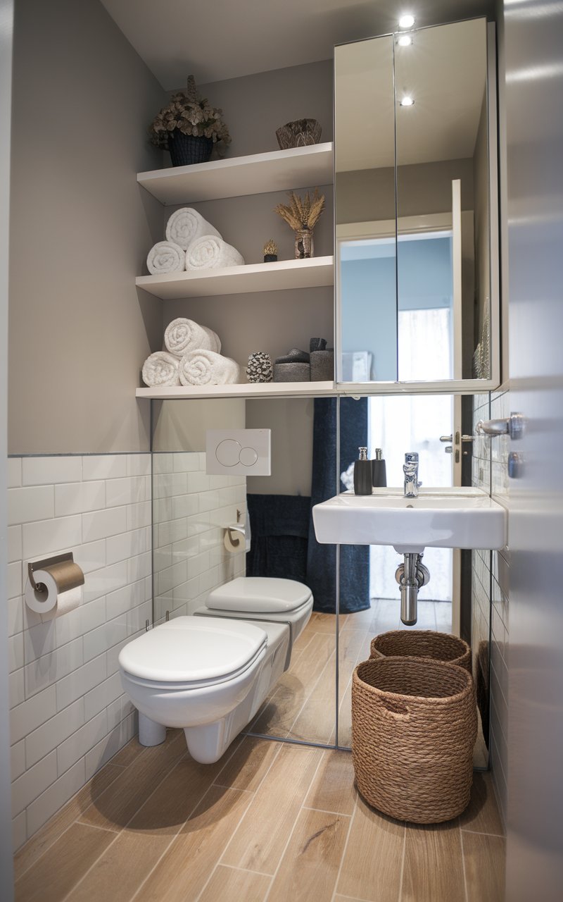 Small Bathroom With Optimized Storage