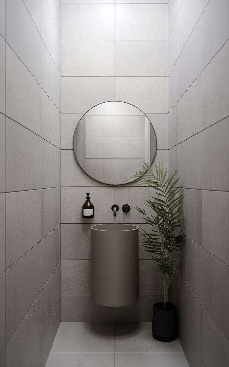 Minimalist Style Tiny Bathroom