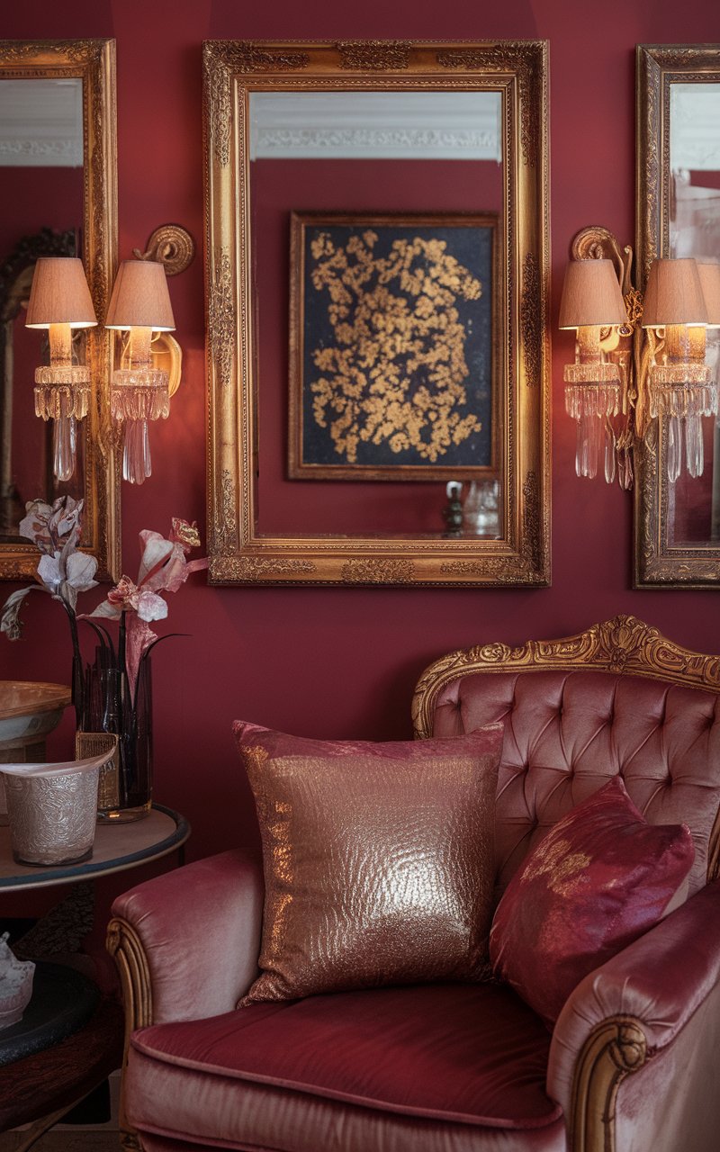 Vintage Glam Accent Wall