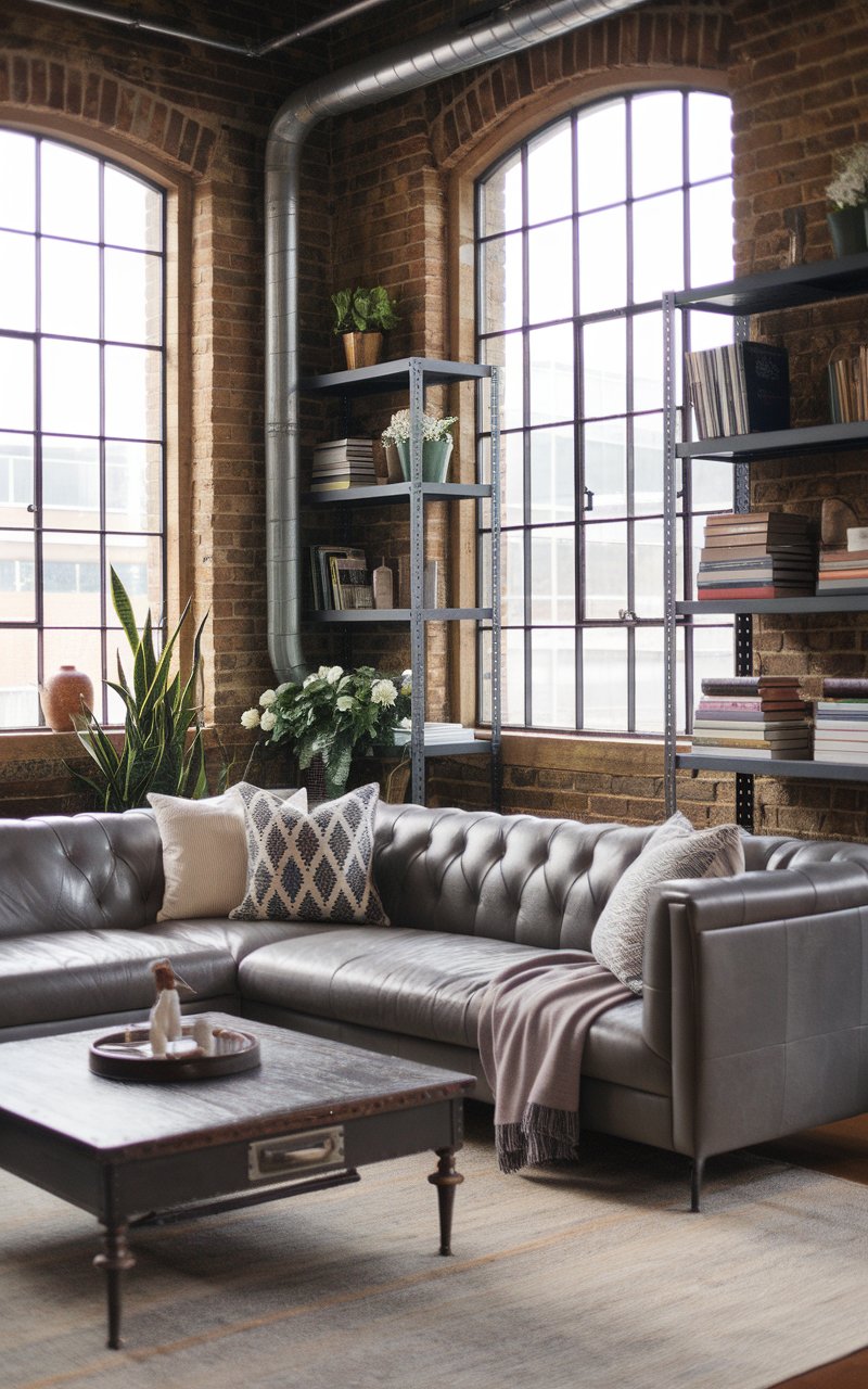 Industrial Chic Living Space
