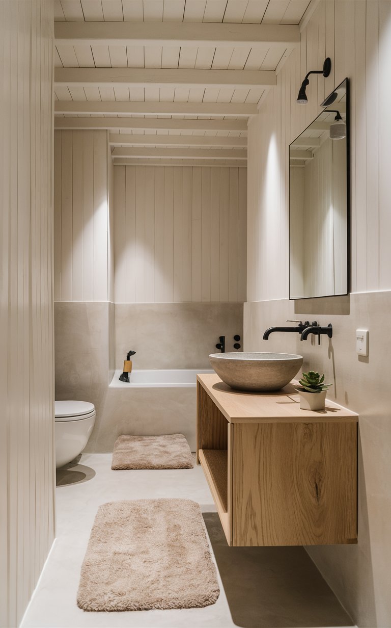 Scandinavian Minimalist Bathroom
