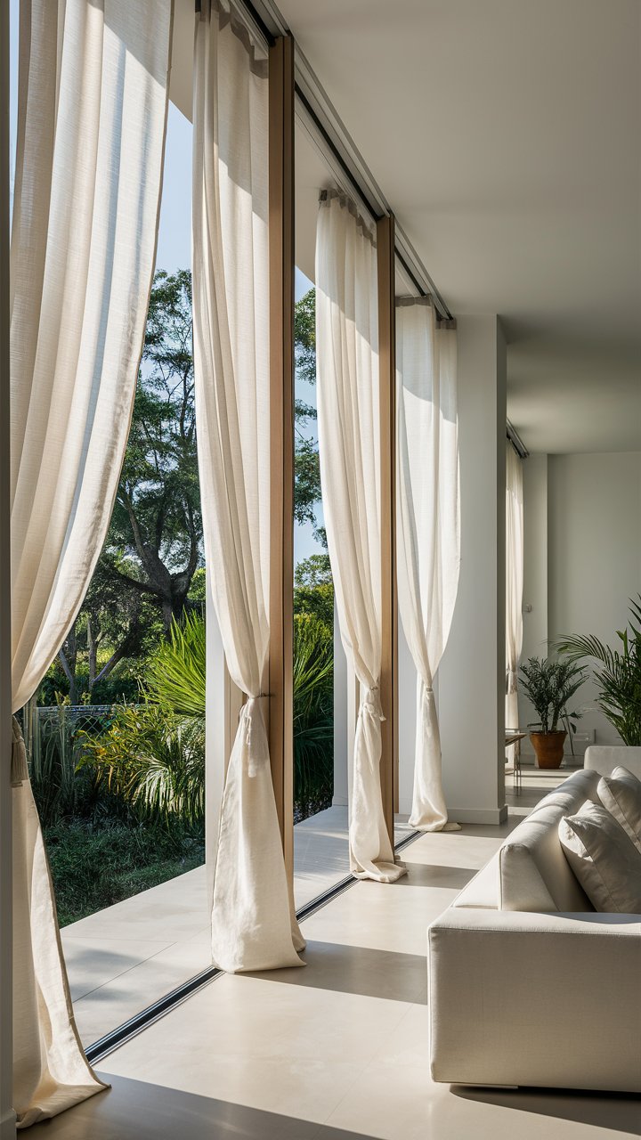 16. Floor‑to‑Ceiling Windows Dressed with Light
