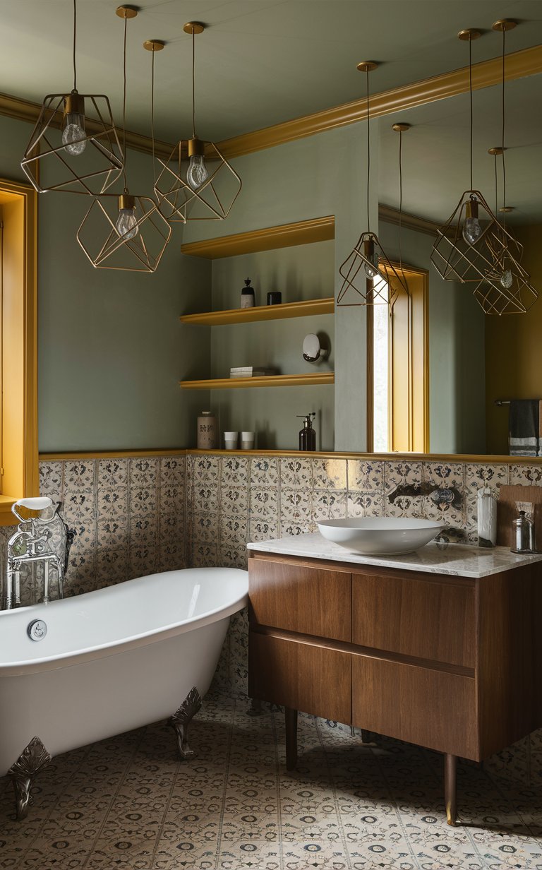 Mid-Century Modern Bath Design