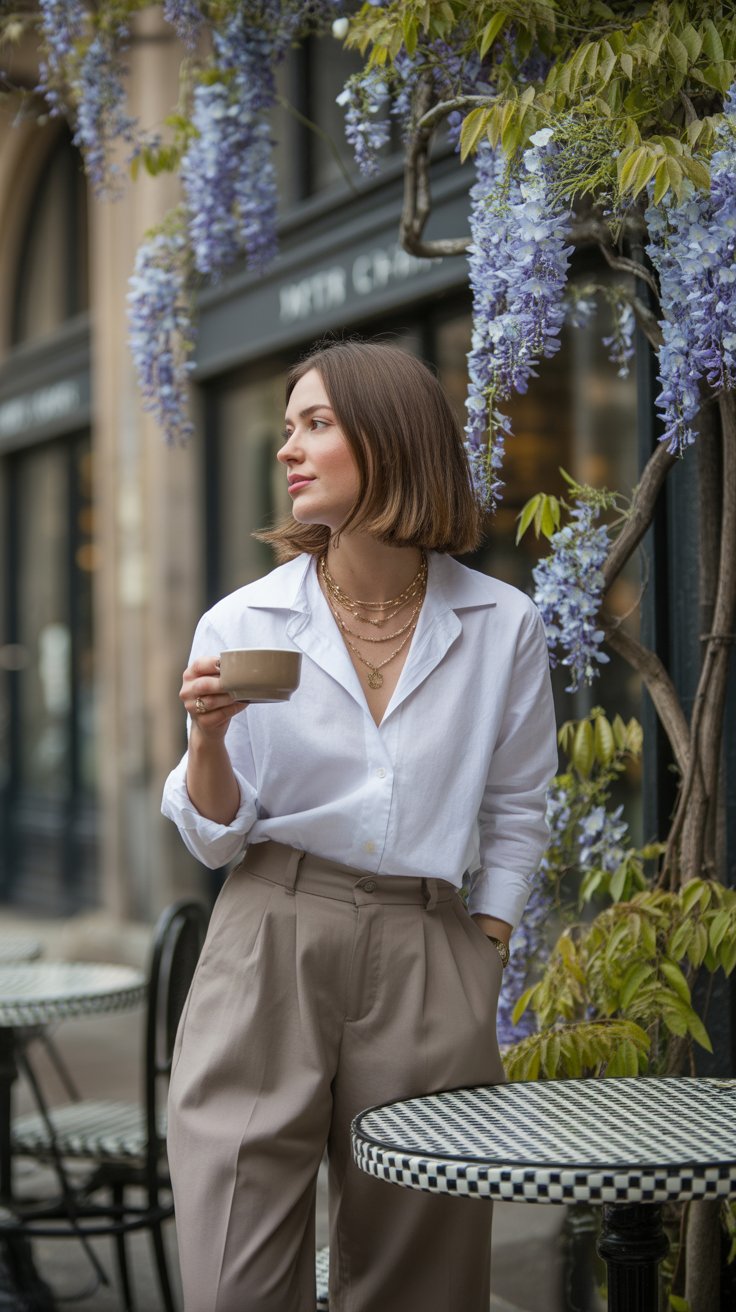 1. Tailored Linen Shirt